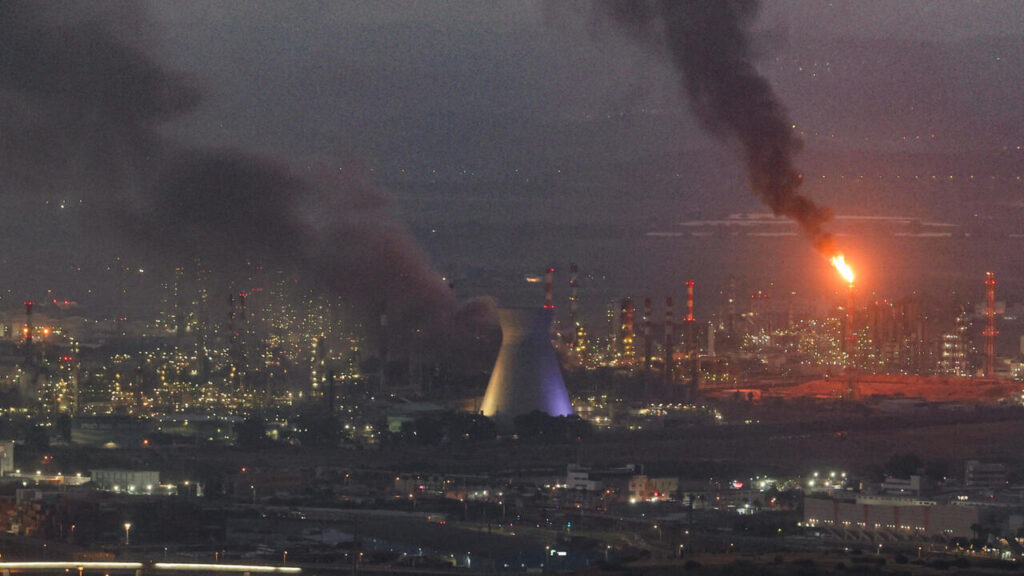Bombardeo en Irán