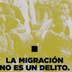 Migrantes en procesión