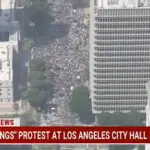 HOLY SMOKES! Look at this aerial shot of Los Angeles. MSNBC reports dozens of protests expected just within LA.