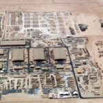 Al Udeid Air Base, ubicada en Qatar, cerca de Doha. Es una de las principales bases de operaciones de Estados Unidos en Medio Oriente y sede del U.S. Central Command (CENTCOM).