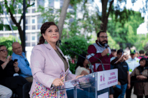 La jefa de Gobierno, Clara Brugada / Foto vía x